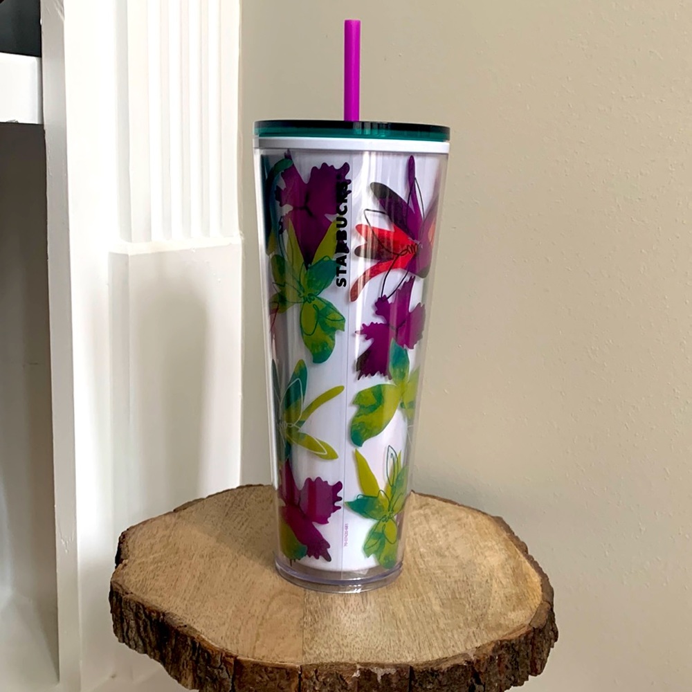 NWOT ✨Starbucks✨ 2022 Spring release Floral cold cup tumbler venti 24oz